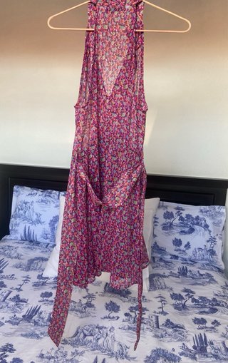 Vestido vaporoso Zara estampado floral