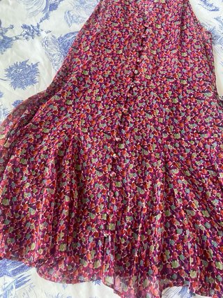 Vestido vaporoso Zara estampado floral