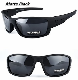 Gafas de sol polarizadas UV400 negras NUEVAS
