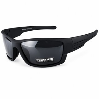 Gafas de sol polarizadas UV400 negras NUEVAS