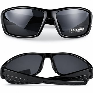 Gafas de sol polarizadas UV400 negras NUEVAS