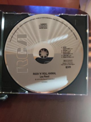 CD .Lou Reed :Rock n Roll Animal