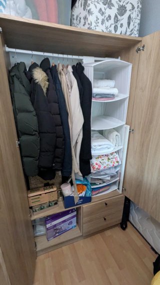 Armario VILHATTEN IKEA Roble 2 Puertas con Cajones