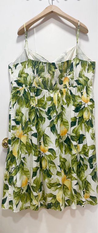 Vestido H&M Hojas y Limones Talla 3XL