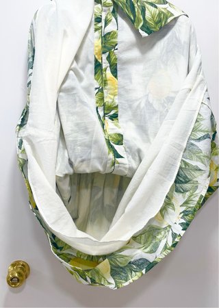 Vestido H&M Hojas y Limones Talla 3XL