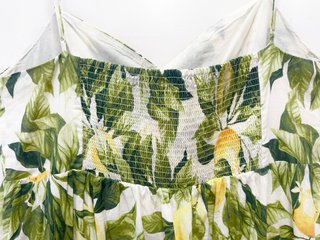 Vestido H&M Hojas y Limones Talla 3XL