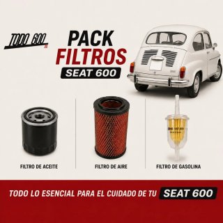 Pack Filtros Seat 600 Aceite Aire Gasolina