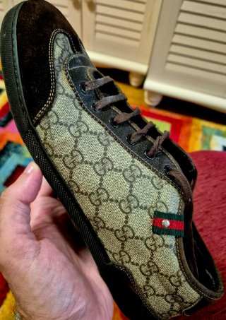 Scarpe Gucci Uomo Beige/Marrone. 9 G Taglia 43