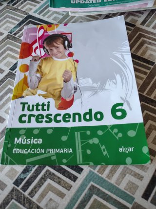 Libro de texto de sexto de primaria.