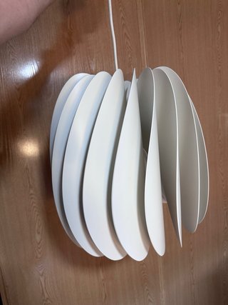 Lámpara de techo blanca (modelo Skymningen de Ikea