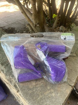 Zapatos de plataforma Zara T.38 morados