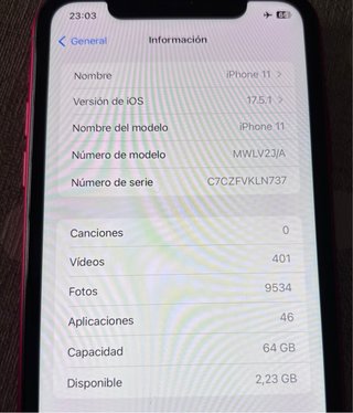 iPhone 11 64GB Rosso