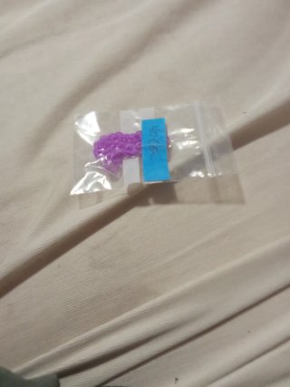 Pulseras de gomas elásticas azules