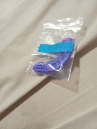 Pulseras de gomas elásticas azules