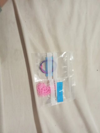 Pulseras de gomas elásticas azules