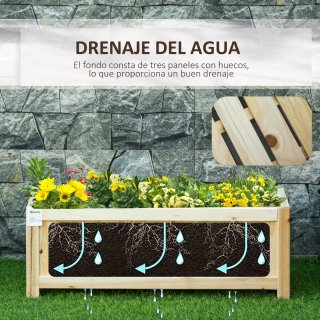 Jardinera de Madera Plegable