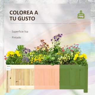 Jardinera de Madera Plegable