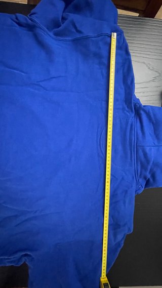 Felpa uomo blu con stampa
