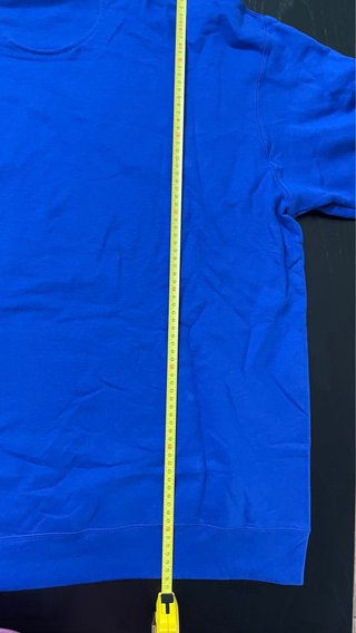 Felpa uomo blu con stampa
