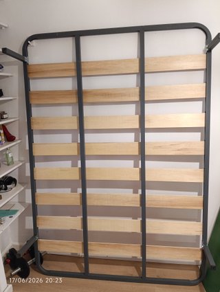 Somier metálico y de madera nuevo