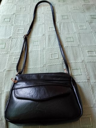 Lote 2 bolsos bandoleras pequeños negros