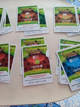 Lote cromos Adrenalyn Liga  2023-2024 y 2024-2025