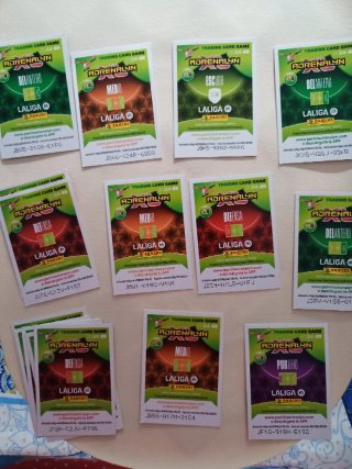 Lote cromos Adrenalyn Liga  2023-2024 y 2024-2025