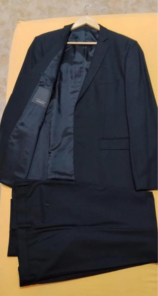 Traje Zara Man Azul Hombre