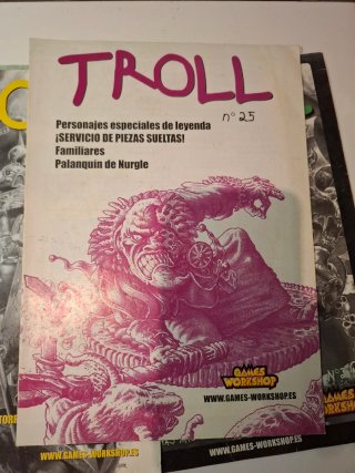 Lote 4 Revistas Troll Games Workshop suplemento .