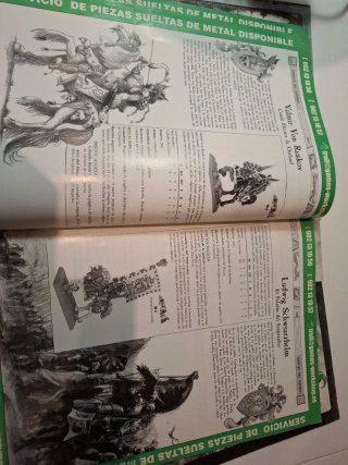 Lote 4 Revistas Troll Games Workshop suplemento .