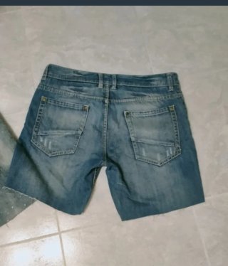 2 Pantalones Cortos Vaqueros Bershka Talla 42