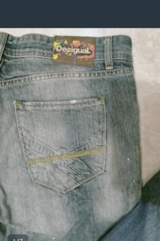2 Pantalones Cortos Vaqueros Bershka Talla 42