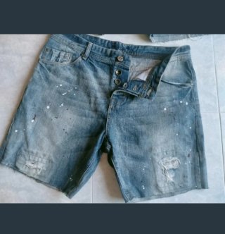 2 Pantalones Cortos Vaqueros Bershka Talla 42