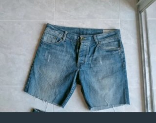 2 Pantalones Cortos Vaqueros Bershka Talla 42