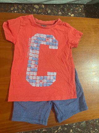 Conjunto Verano Camiseta y Pantalón Corto