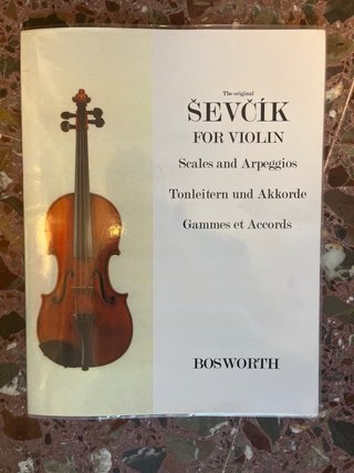 Lote 4 libros de violín forrados