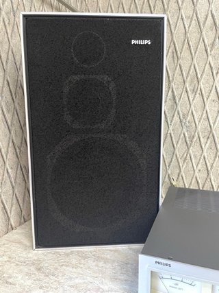 Amplificatore Philips F4202 restaurato + 2 altoparlanti