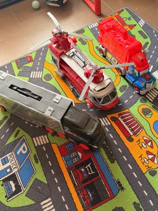 Alfombra juegos para coches Conjunto juguetes