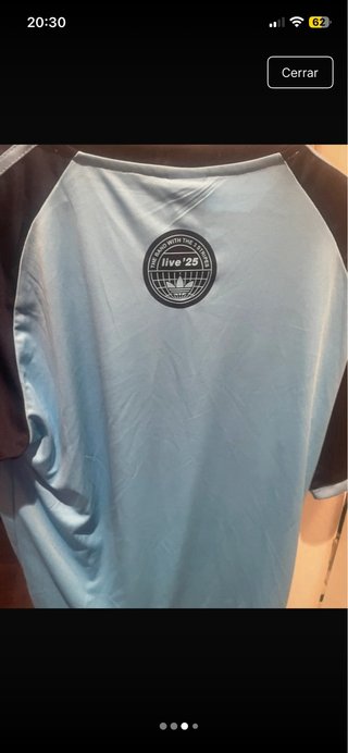 Camiseta Adidas x Oasis Azul y Negra