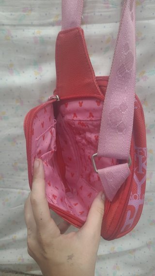 Riñonera Mickey Mouse Disney Roja y Rosa