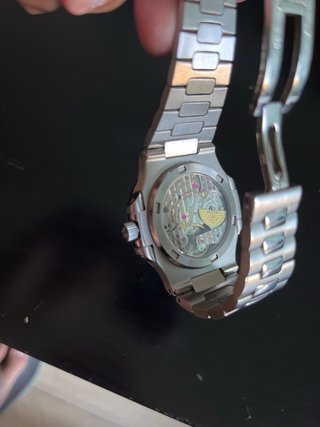 Patek Philippe Reloj Nautilus Azul Plata RPK