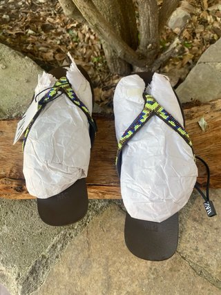 Sandalias Zara T.37 con pedrería