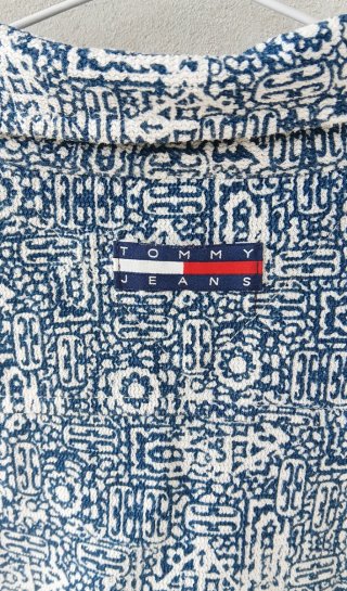 Camicia uomo maniche corte Tommy Jeans vintage