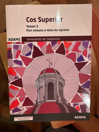 Libros Adams Oposiciones Generalitat