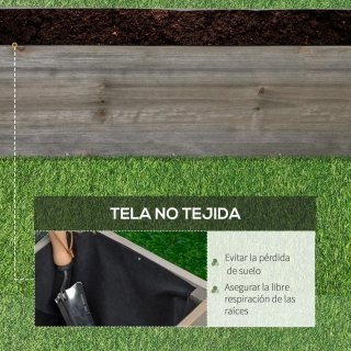 Jardinera Grande Exterior con Ruedas