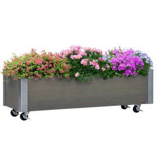 Jardinera Grande Exterior con Ruedas