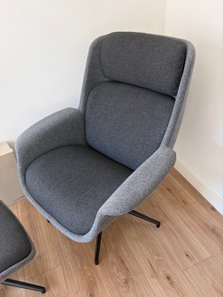 Sillón Ikea Aleby con reposapiés