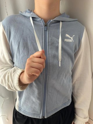 Chaqueta Puma Azul y Blanca