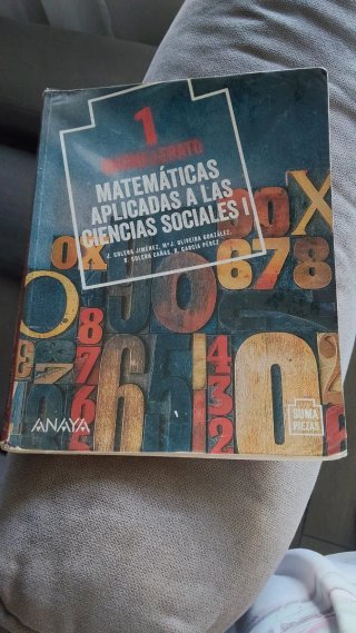 Libro de matemáticas 1 bachillerato