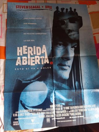 Póster Película Herida Abierta Steven Seagal DMX